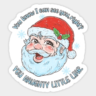 SANTA KNOWS Sticker